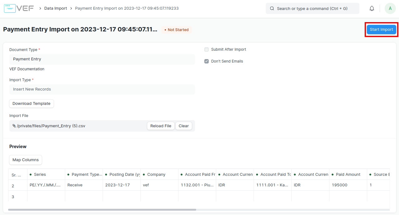 Data Import Tool (Alat Impor Data)