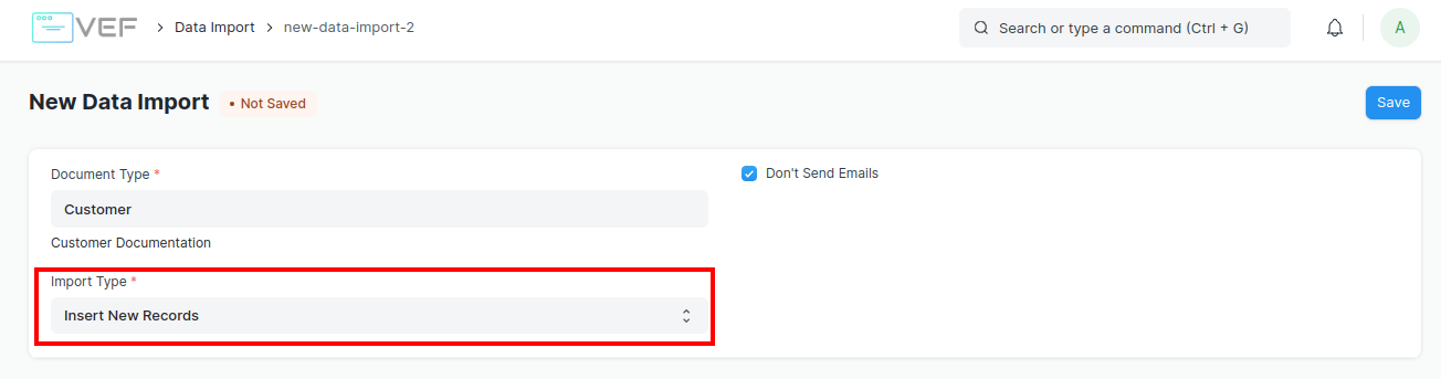 Data Import Tool (Alat Impor Data)